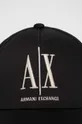 Pamučna kapa sa šiltom Armani Exchange crna