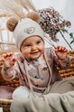 Jamiks Czapka dziecięca z domieszką wełny beżowy ABILA.IIA.JZE195