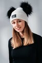 Jamiks Czapka dziecięca wełna beżowy CANDRA.IIA.JZE085