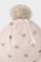 Дитяча шапка і рукавички Mayoral Newborn рожевий