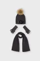 сірий Дитячі шапка, шарф і рукавички Mayoral Для дівчаток