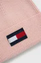 Дитяча шапка Tommy Hilfiger рожевий