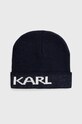 Karl Lagerfeld Czapka 512322.805601 z domieszką wełny granatowy 512322.805601