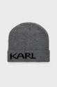 sivá Čiapka Karl Lagerfeld Pánsky