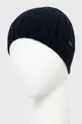 Kapa i šal s dodatkom vune Tom Tailor mornarsko plava