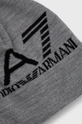 Čiapka EA7 Emporio Armani sivá