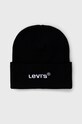 Levi's căciulă imprimeu negru D5548.0006