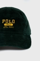 Manšestrová čiapka Polo Ralph Lauren zelená