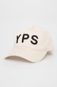 beżowy Young Poets Society czapka bawełniana Parker 106642 Męski