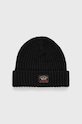Paul&Shark Czapka wełna czarny C0P1051