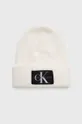 biela Vlnená čiapka Calvin Klein Jeans Pánsky