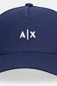 Armani Exchange kapa sa šiltom za muškarce pamučna 954112.CC571 mornarsko plava SS26