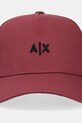 Armani Exchange czapka 954112.CC571 bordowy AW25