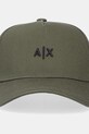 Armani Exchange czapka 954112.CC571 zielony AW25