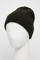 Sisley Czapka z domieszką wełny 139KS0513.95Y zielony AW21