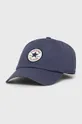 μπλε Βαμβακερό καπέλο Converse Unisex