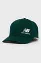 πράσινο Βαμβακερό καπέλο New Balance Unisex