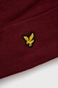 Akcesoria Lyle & Scott Czapka HE960ARC.Z562 bordowy