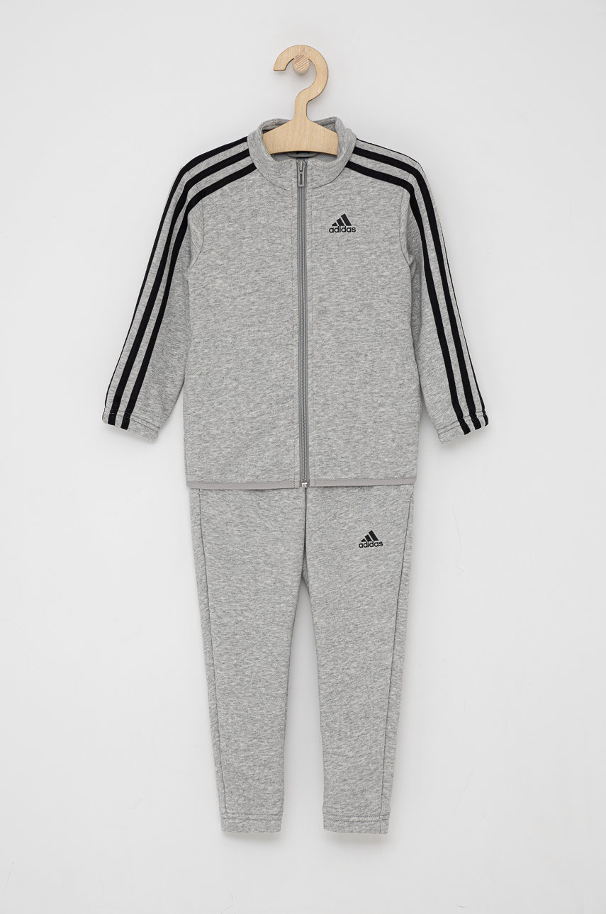šedá Dětská souprava adidas GN3987 Chlapecký