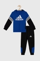 modrá Detská súprava adidas Performance H40266 Chlapčenský