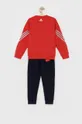 Παιδική φόρμα adidas Performance κόκκινο