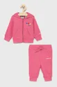 ružová Detská tepláková súprava adidas Originals H25230 Dievčenský