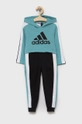 tyrkysová Detská súprava adidas Performance H26618 Dievčenský