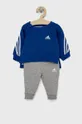 блакитний Дитячий спортивний костюм adidas Performance H28837 Для дівчаток