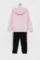 Детский спортивный костюм adidas Performance H40248 розовый