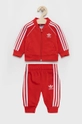 czerwony adidas Originals Dres dziecięcy H35600 Dziecięcy