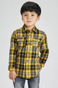 κίτρινο Παιδικό βαμβακερό πουκάμισο Mayoral Για αγόρια