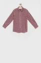 κόκκινο Παιδικό βαμβακερό πουκάμισο Birba&Trybeyond Για αγόρια