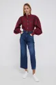 Βαμβακερό πουκάμισο Polo Ralph Lauren κόκκινο