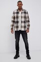Odzież Only & Sons Koszula bawełniana 22020469 brązowy