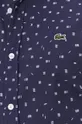 Bavlnená košeľa Lacoste tmavomodrá