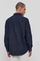 Levi's camicia in cotone blu navy