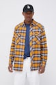 Wrangler Koszula bawełniana W5D15MXEN pomarańczowy