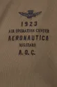 Bavlnená košeľa Aeronautica Militare zelená