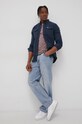 Oblečení Košile Superdry M4010481A.L6T námořnická modř