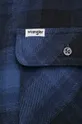 Βαμβακερό πουκάμισο Wrangler σκούρο μπλε