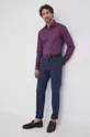 Košeľa Calvin Klein fialová