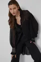 чорний Шовкова сорочка Karl Lagerfeld Жіночий