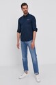 Odzież Calvin Klein Koszula K10K107783.4890 granatowy