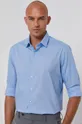 modrá Košeľa Calvin Klein Pánsky