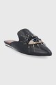 Kurt Geiger London Șlapi de piele OL.EYE.0 negru AW21