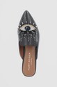 Kurt Geiger London Șlapi de piele negru OL.EYE.0