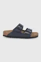 granatowy Birkenstock Klapki Damski