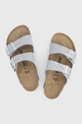 Natikače Birkenstock Patent Alloy  Vanjski dio: Sintetički materijal Unutrašnji dio: Tekstilni materijal, Prirodna koža Potplata: Sintetički materijal