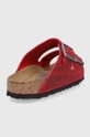 Birkenstock Klapki skórzane Cholewka: Skóra naturalna, Podeszwa: Materiał syntetyczny, Wkładka: Skóra naturalna