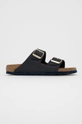 czarny Birkenstock Klapki zamszowe Arizona Damski